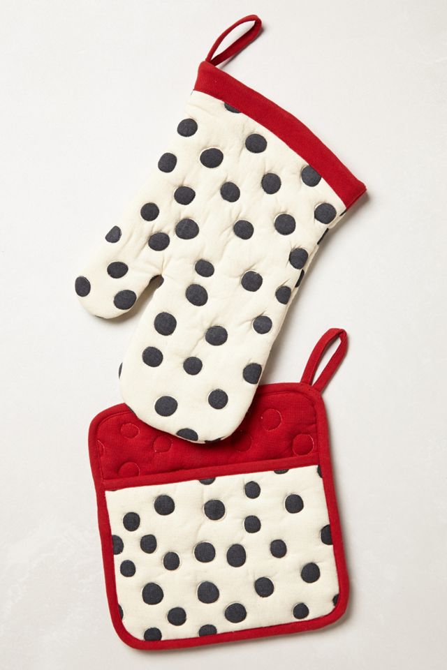 Polka Dotted Pot Holder