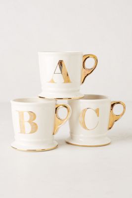 Limited Edition Golden Monogram Mug