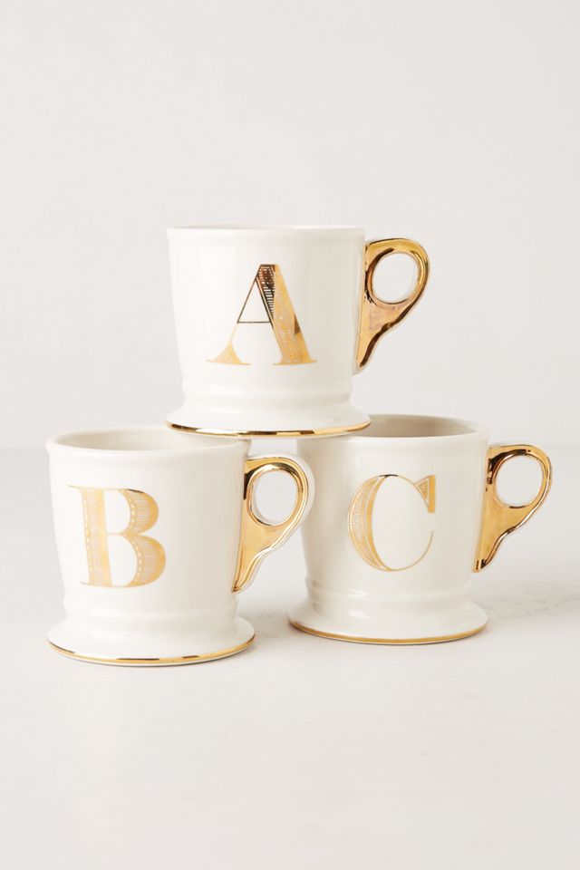 Limited Edition Golden Monogram Mug #1