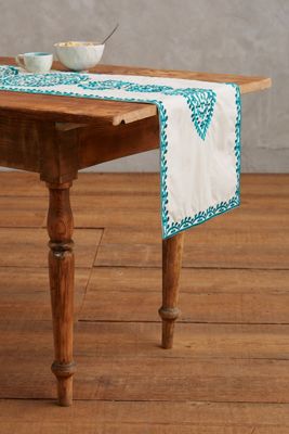 Bahia Embroidered Table Runner