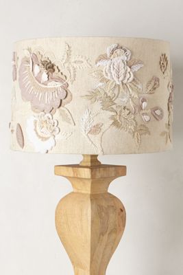 Felted Floral Lampshade