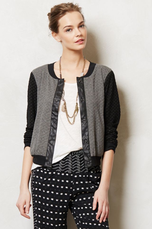 Quilted Bomber Jacket