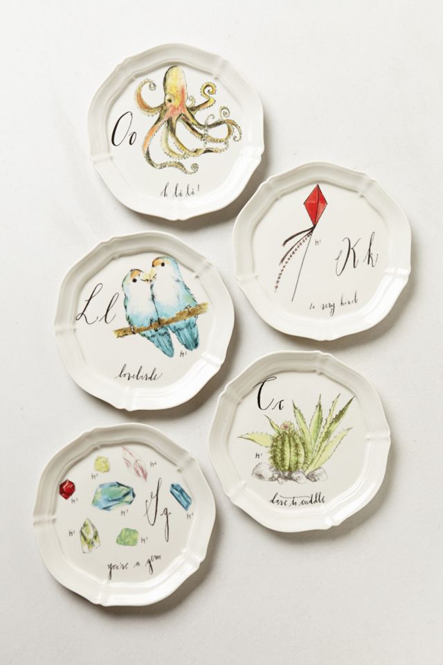 Calligrapher Monogram Canape Plate #3