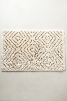 Diamond Tufts Bath Mat 