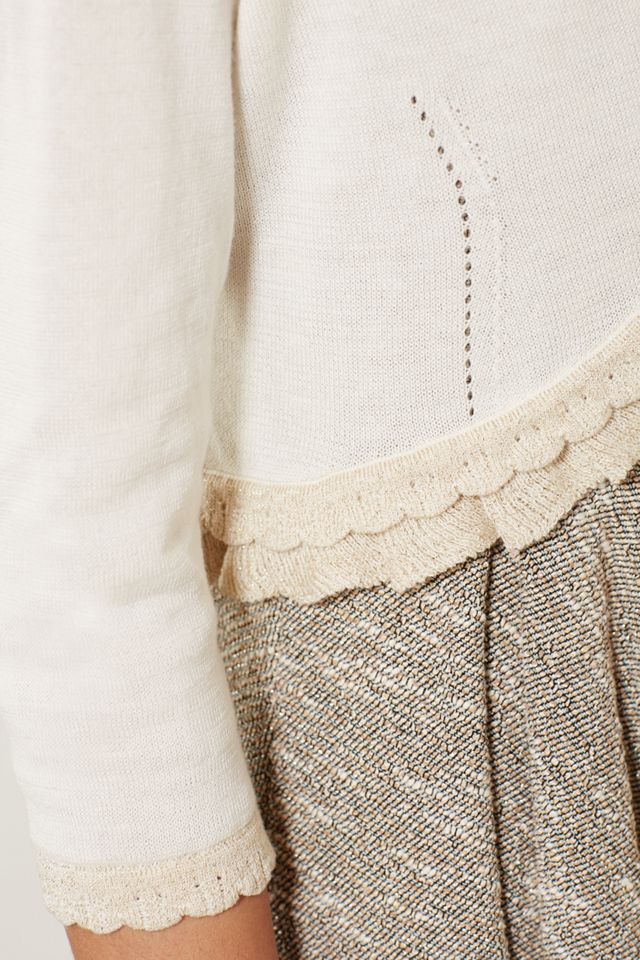 Scalloped Knit Bolero #2