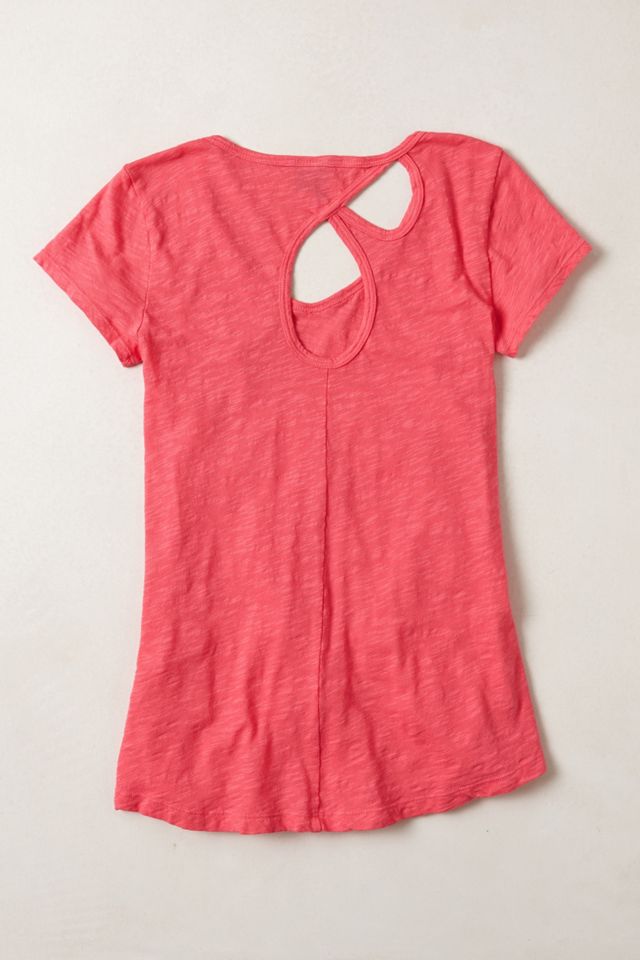 Slubby Cutout Tee #1