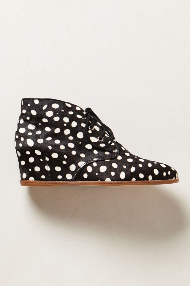 Calf Hair Hidden-Wedge Chukkas #1