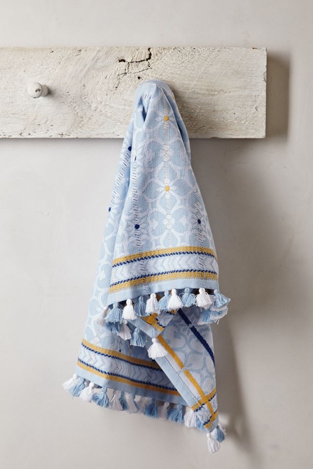 Mekong Tassel Hand Towel #1