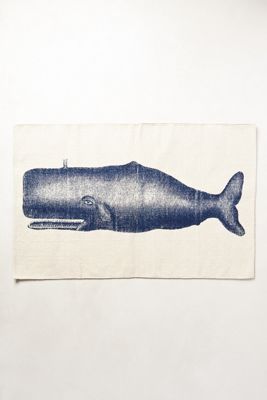 Victorian Whale Bath Mat 