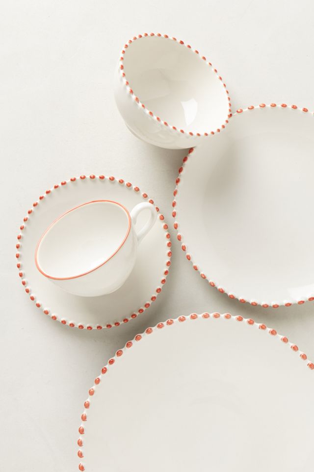 Pearl-Drop Dinner Plate #3