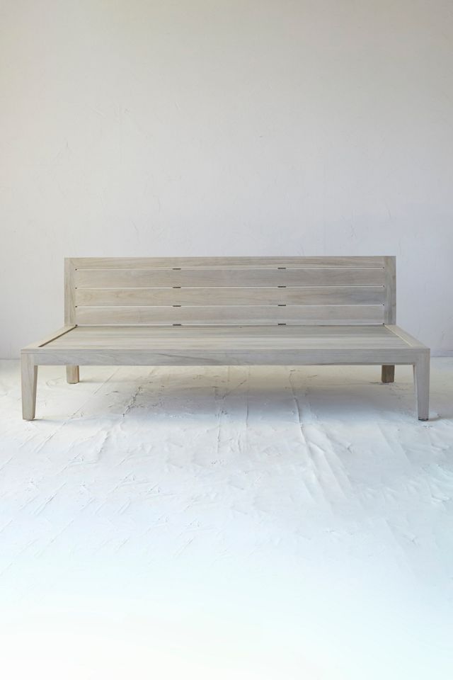 Vista Slatted Teak Two Seat Sofa #1