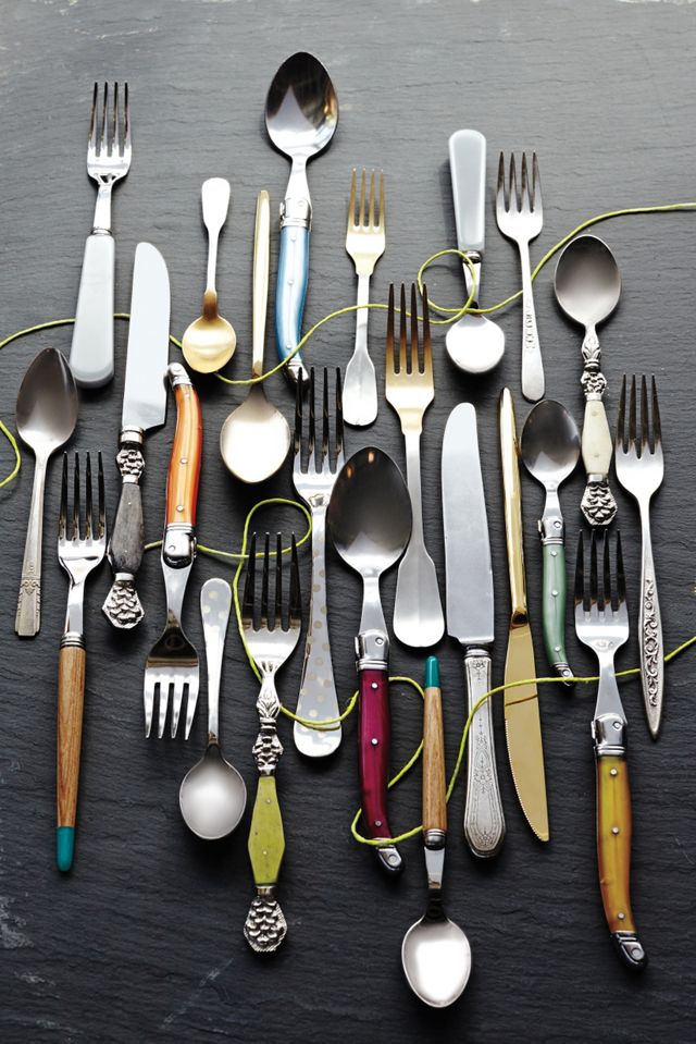 Polka Dotted Flatware #1