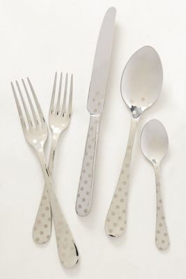 Polka Dotted Flatware