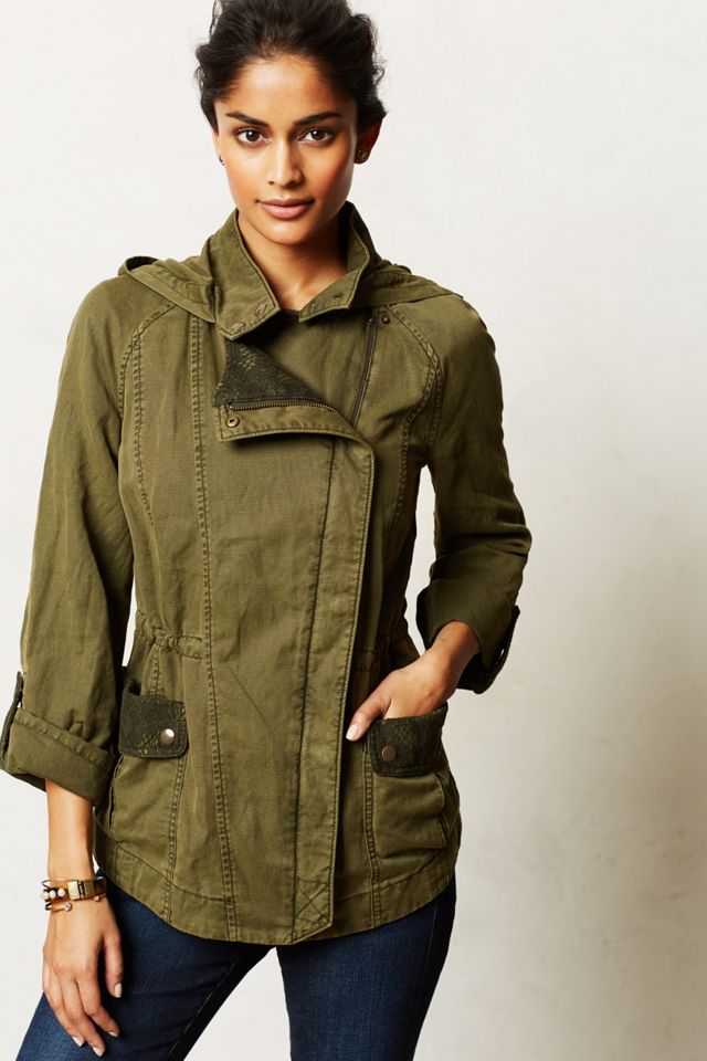 Camouflaged Lace Anorak #1