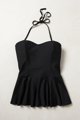 Mix-and-Match Peplum Tankini Top