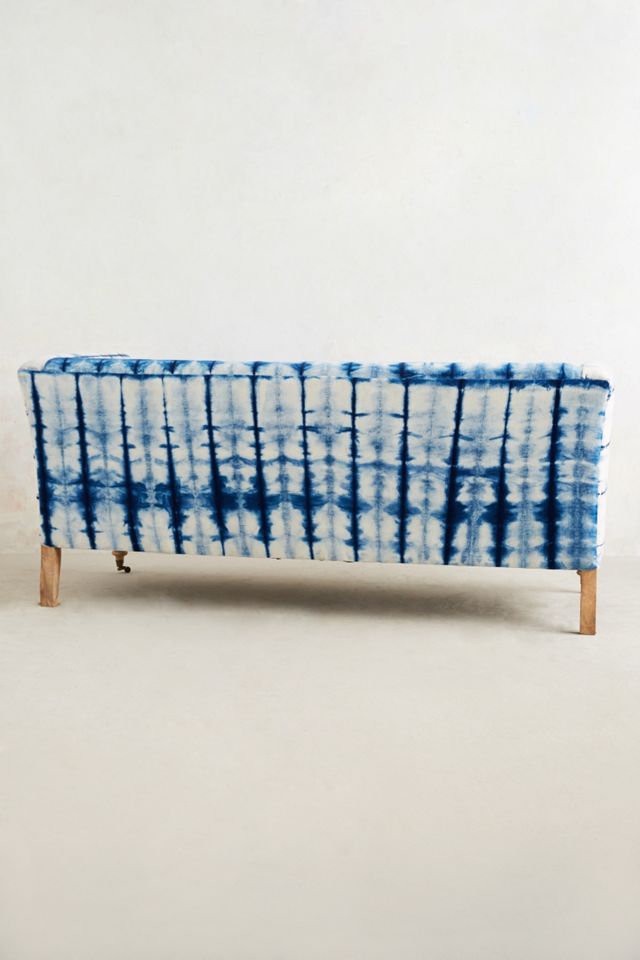 Hand-Dyed Shibori Sofa #1