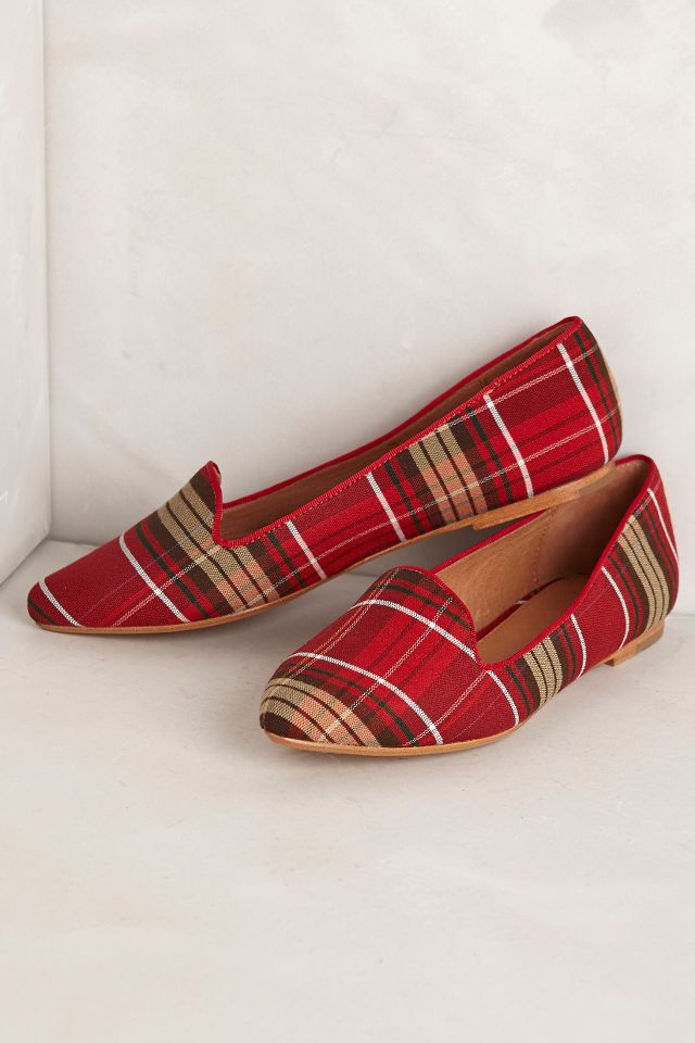 Plaid loafers hot sale