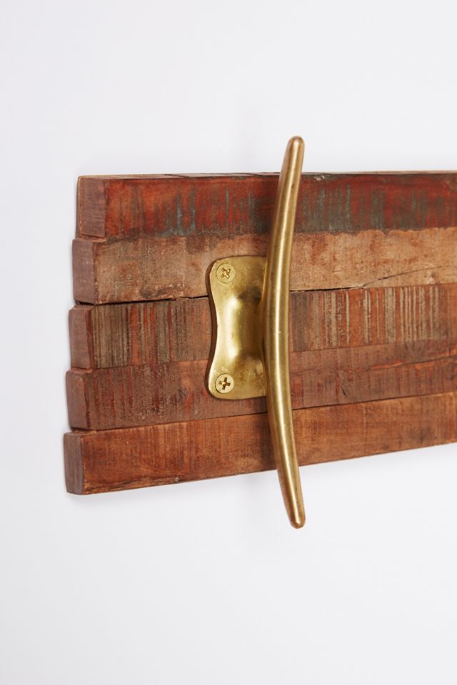 Reclaimed Wood Hook Rack #1
