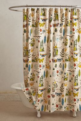 Entomology Shower Curtain 