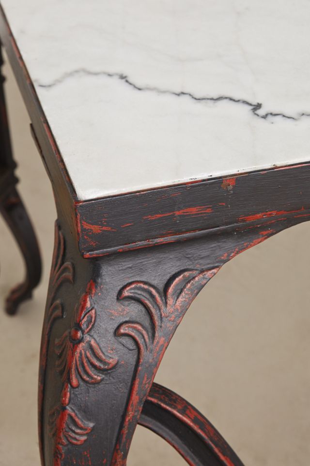 Marbled Swing Stool Table #3