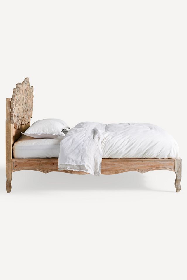 Hand-Carved Lotus Bed #8