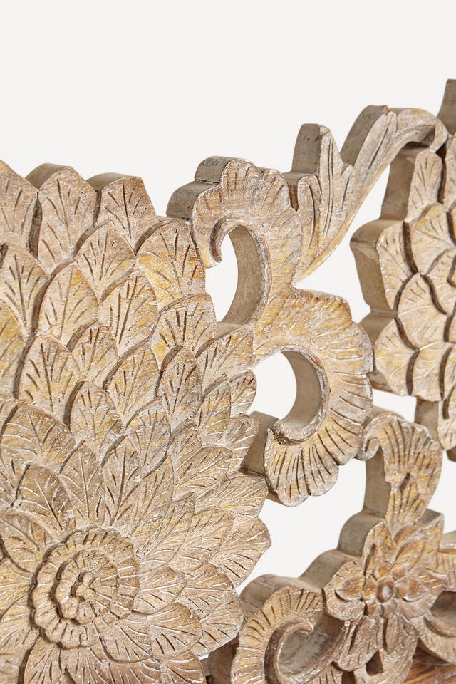 Hand-Carved Lotus Bed #3