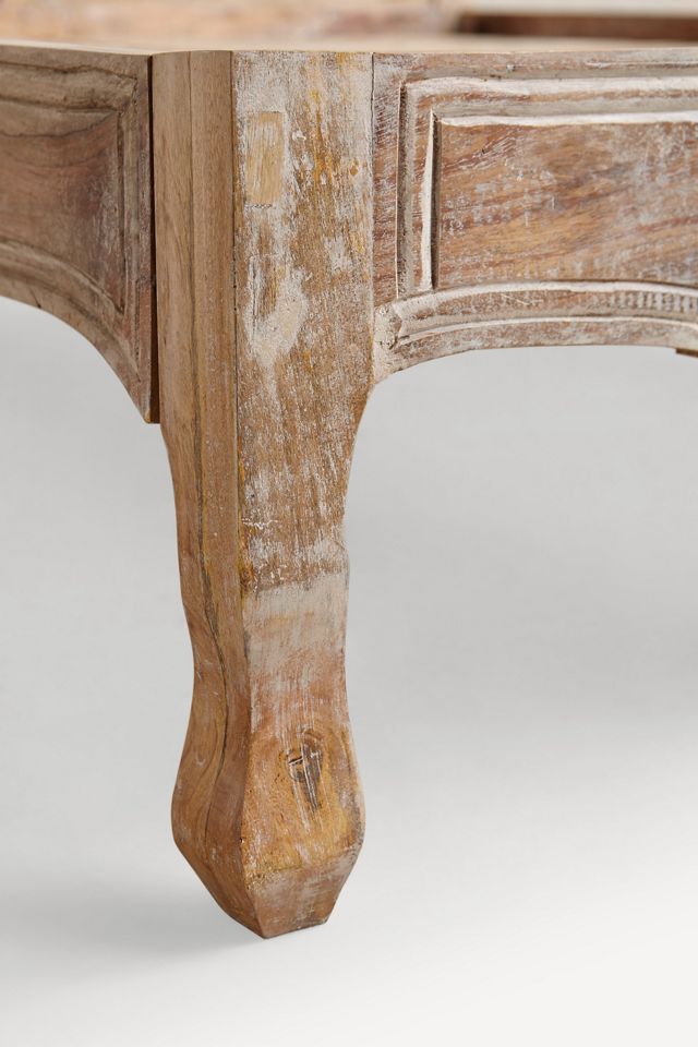 Hand-Carved Lotus Bed #4