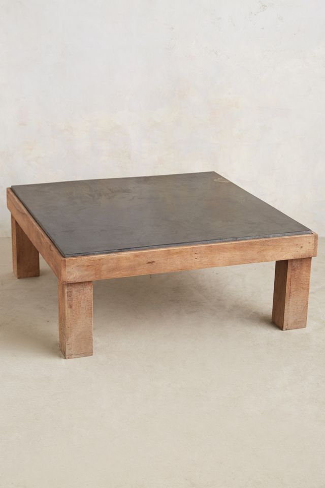 Slate Inset Coffee Table #1
