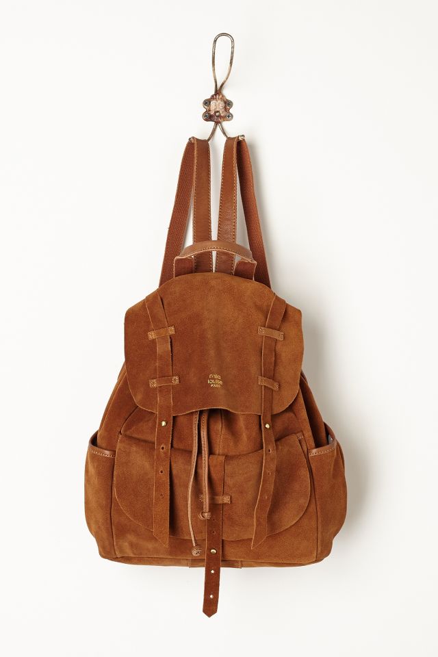 Veldt Suede Backpack Anthropologie