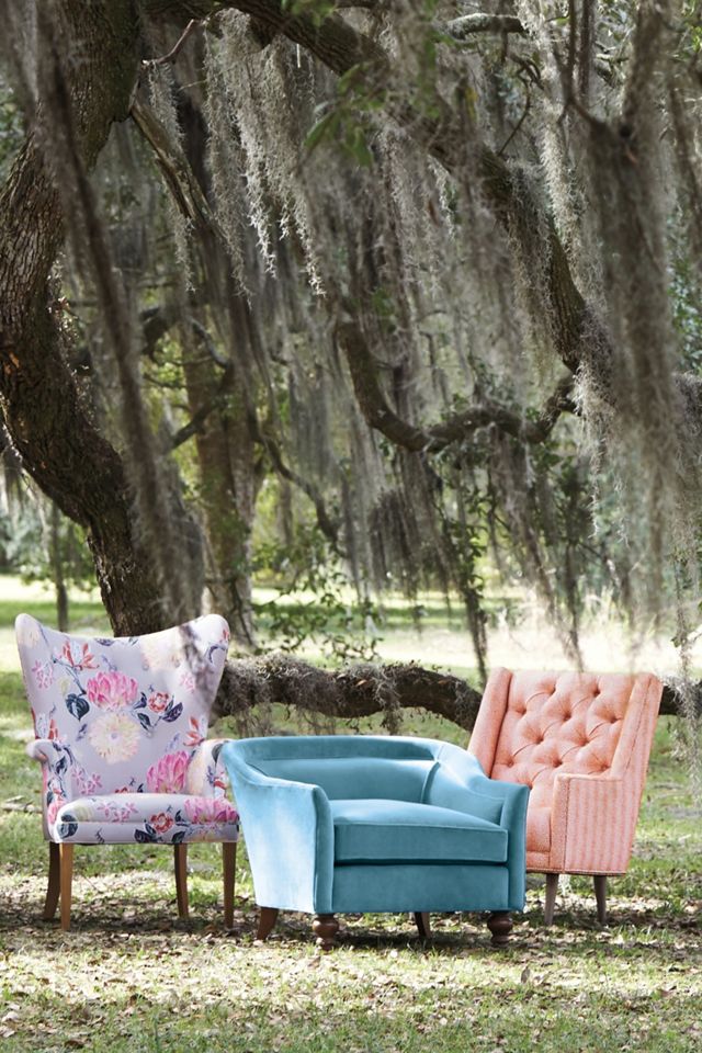 Lotus Blossom Wingback Chair  #2
