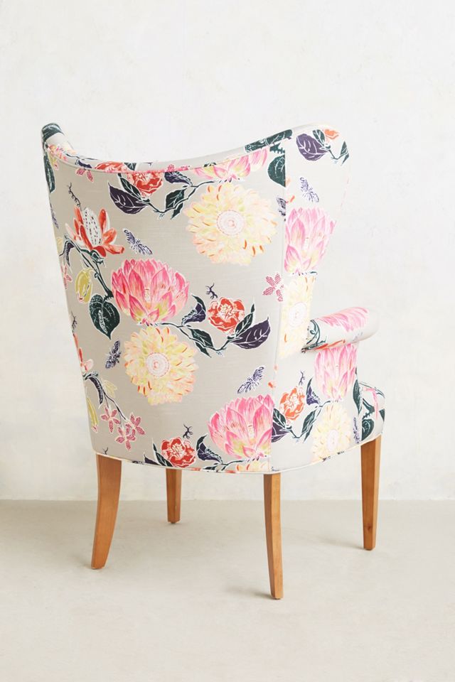 Lotus Blossom Wingback Chair  #4