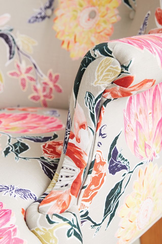 Lotus Blossom Wingback Chair  #6
