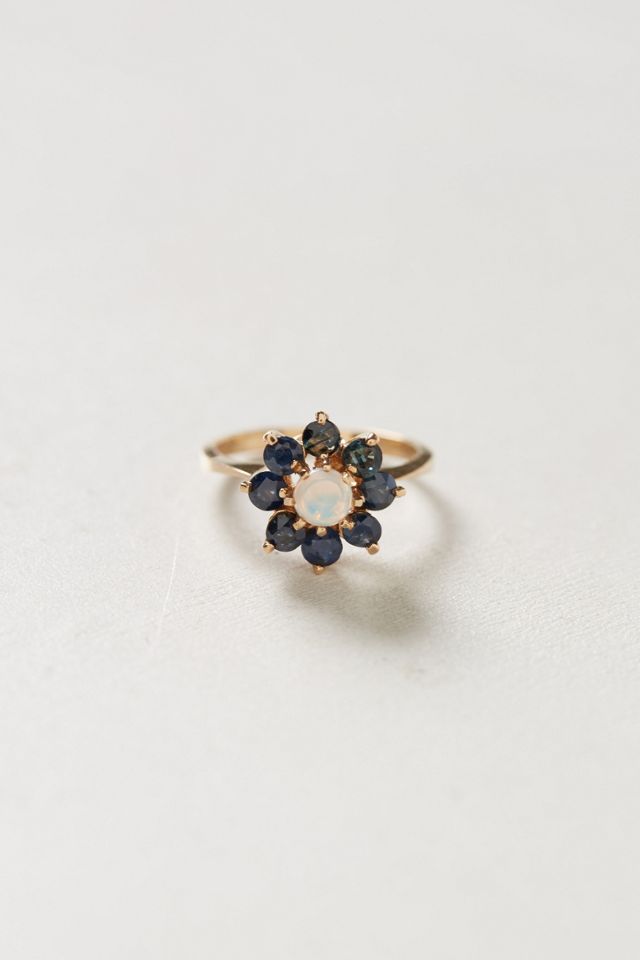 Vintage Sapphire Bloom Ring #1