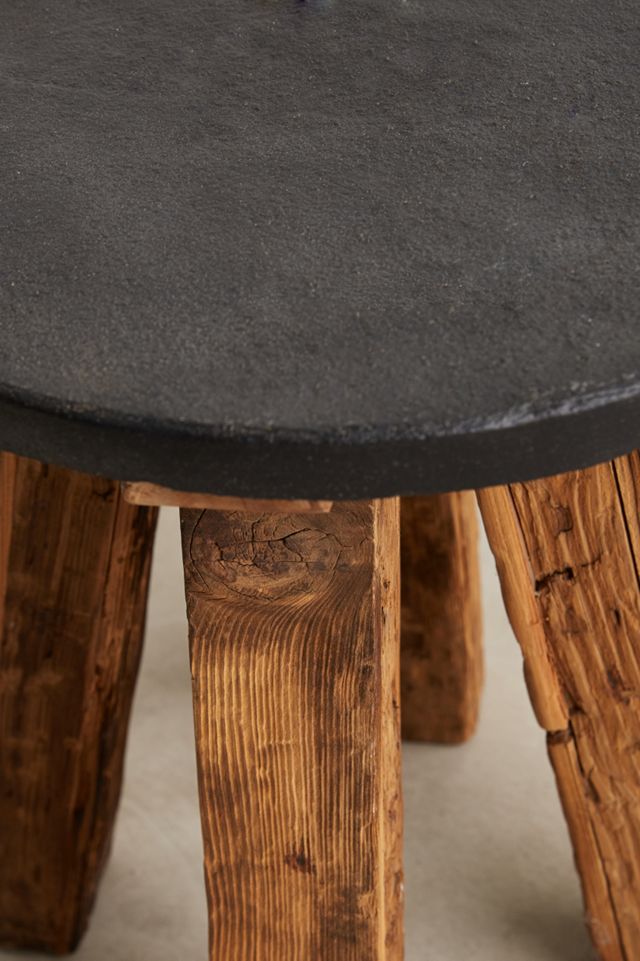 Slate Top Side Table #2