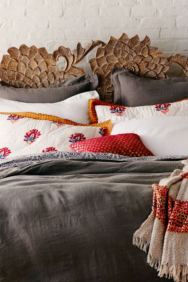 Soft-Washed Linen Duvet Cover #9
