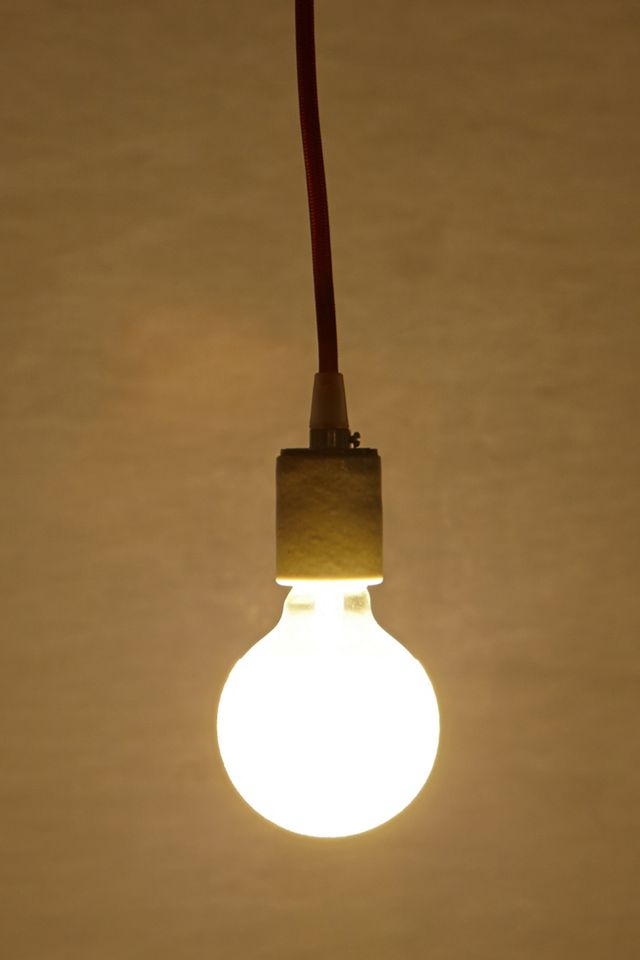 Etched Amber Light Bulb #2