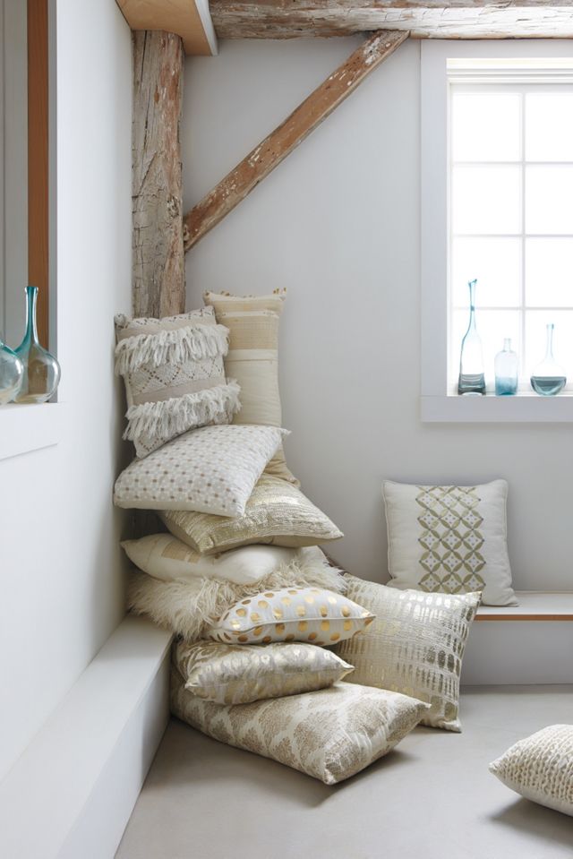 Plaited Metallics Pillow #1