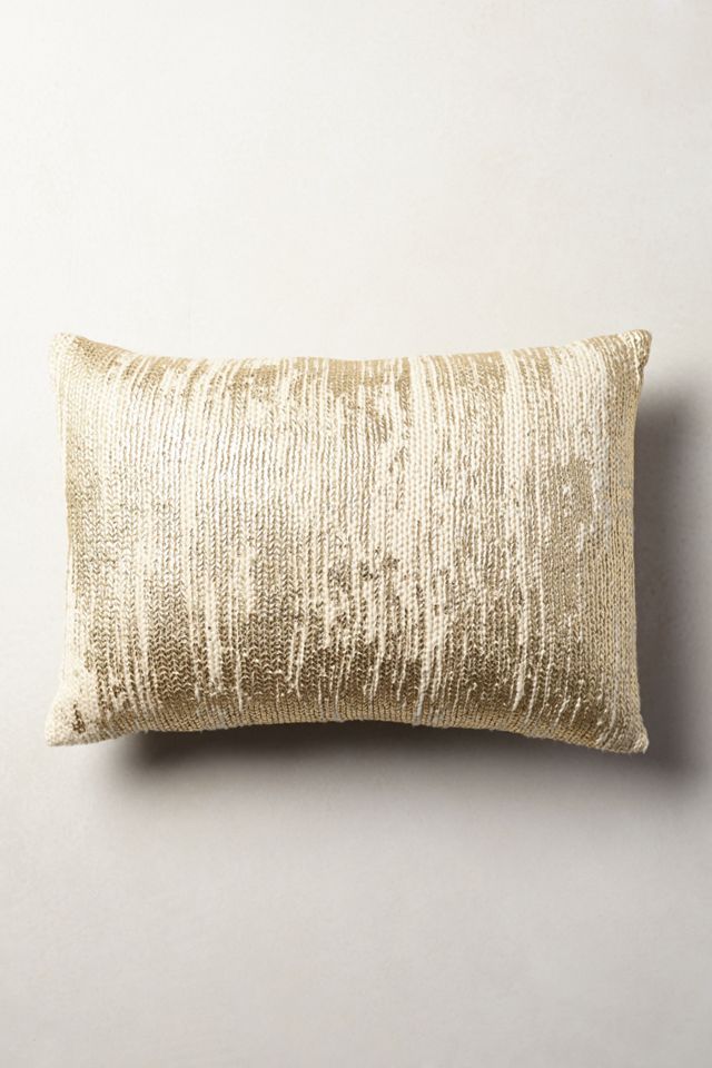 Plaited Metallics Pillow #9