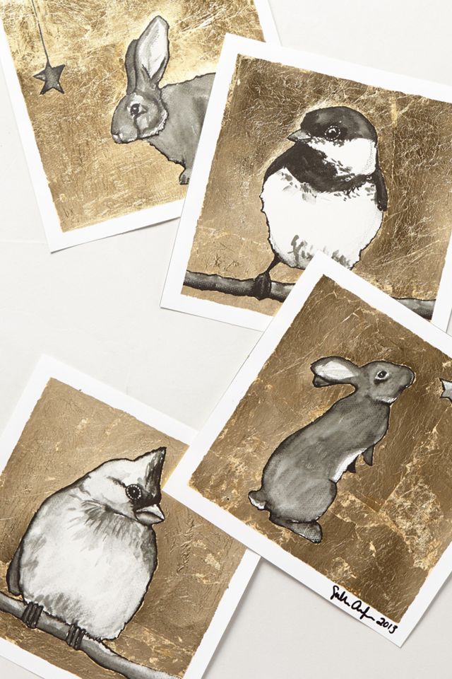 Gilded Bunny Print #2