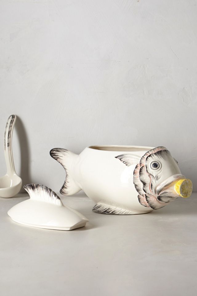Ceramic Fish Tureen #1