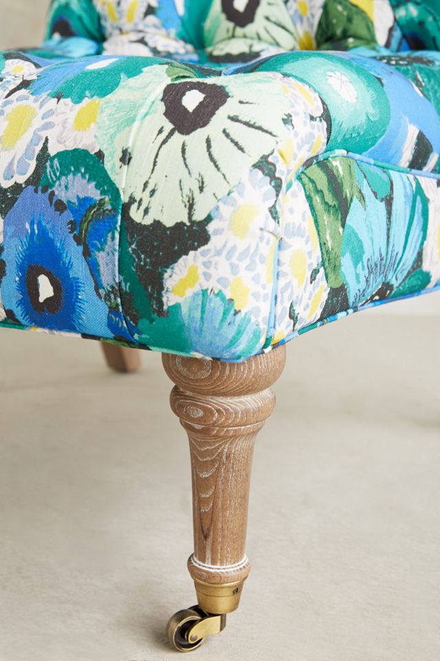 Floral Print Orianna Slipper Chair  #2
