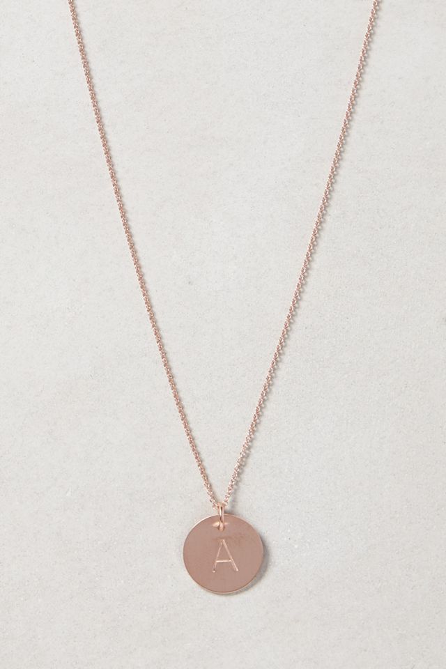 Rosegold Monogram Pendant #1
