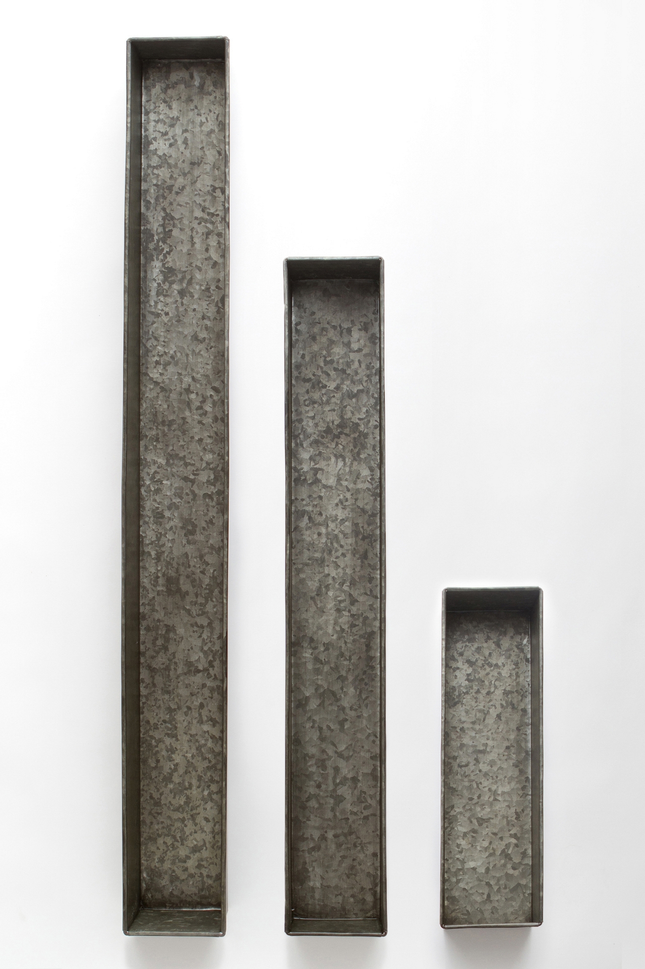 Habit + Form Trough, Dark Zinc