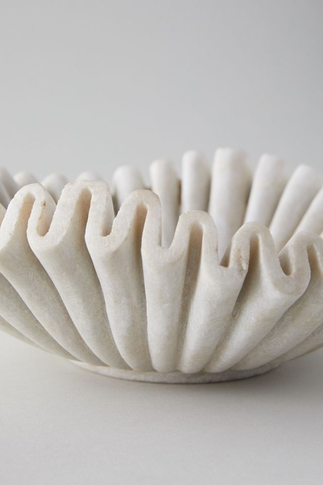 Ruffled Marble Bowl #3
