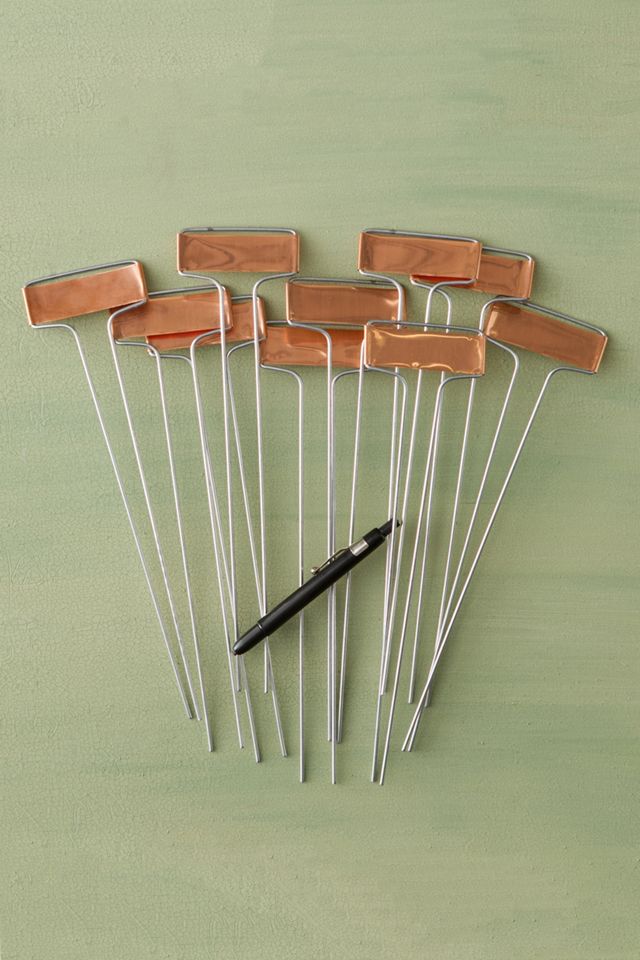 Copper Plant Markers, Horizontal #1