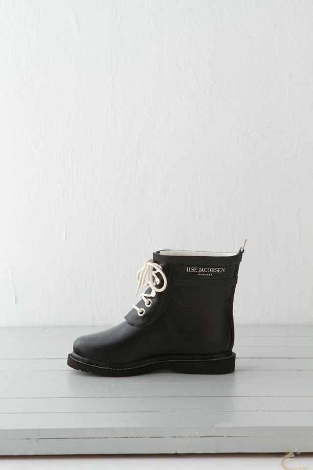 Ilse Jacobsen Laced Rain Boot, Short #2