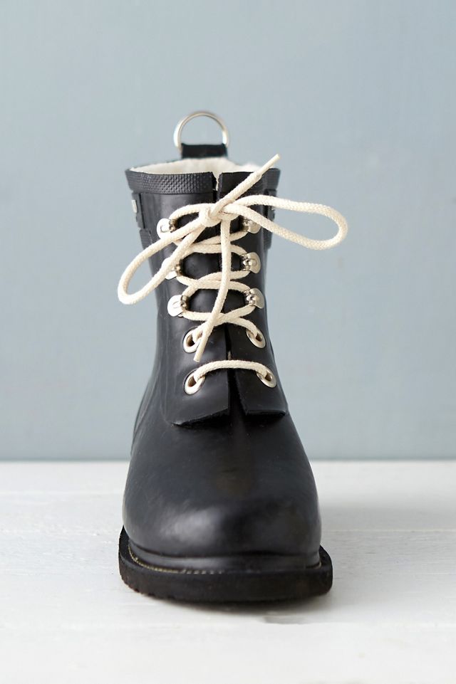Ilse Jacobsen Laced Rain Boot, Short #3