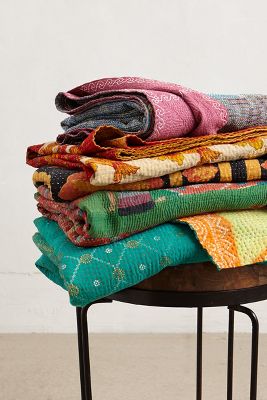 Anthropologie kantha quilt new arrivals