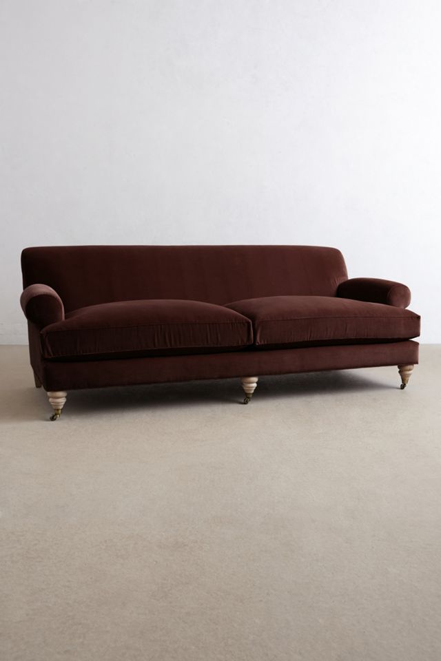 Velvet Willoughby Sofa, Wilcox Anthropologie