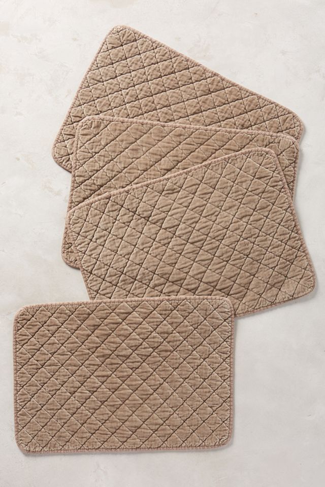 Quilted Velvet Placemats #2